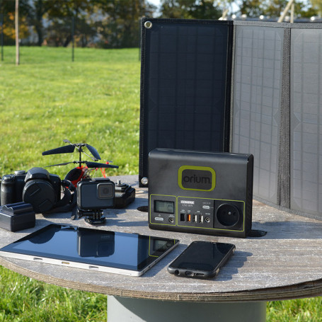 Station d'énergie portable Izywatt 150 + panneau solaire monocristallin -  Orium